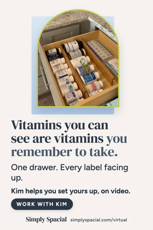 Pin: Vitamins you can see are vitamins you remember to take.