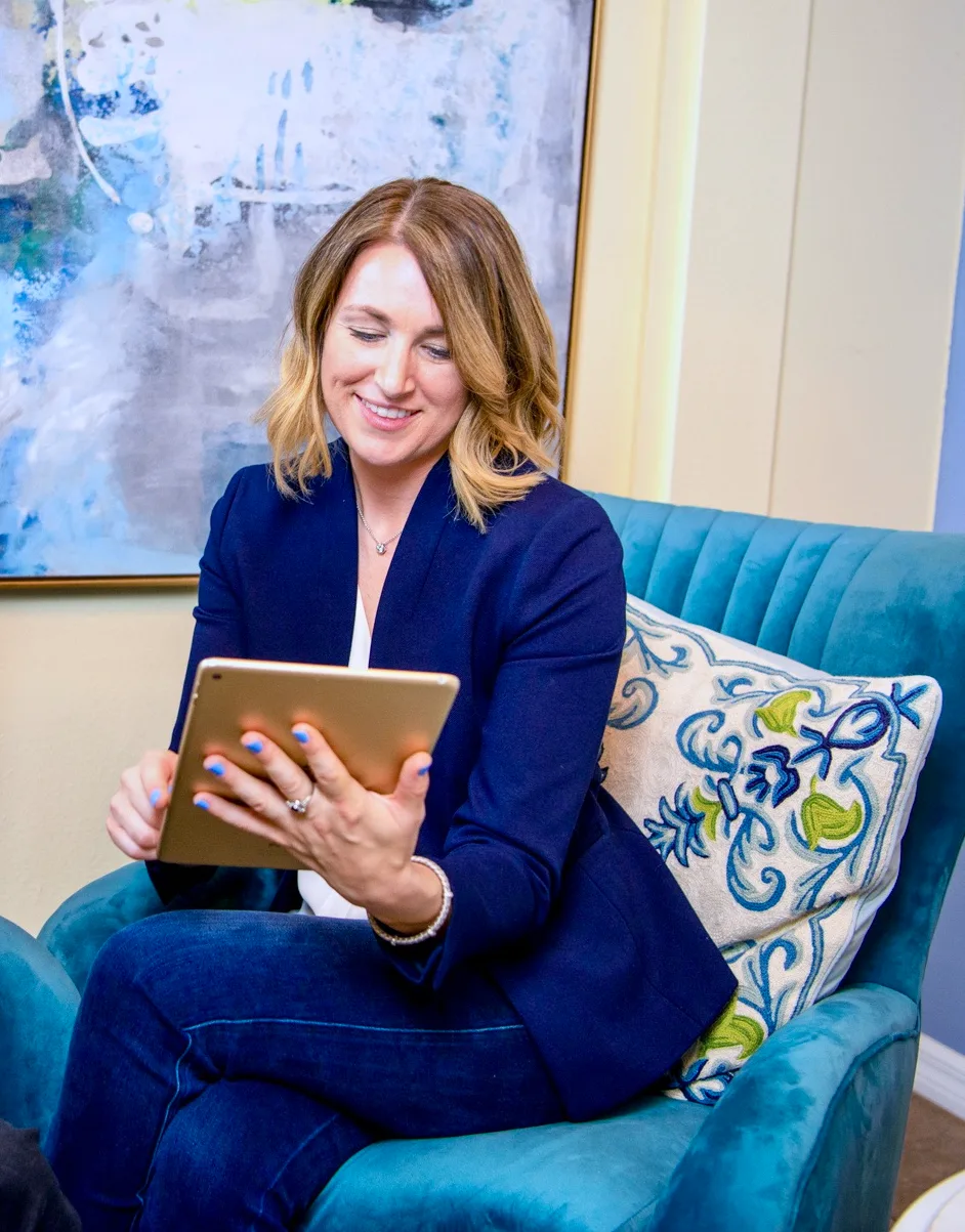 Kim Reynolds during a virtual organizing session